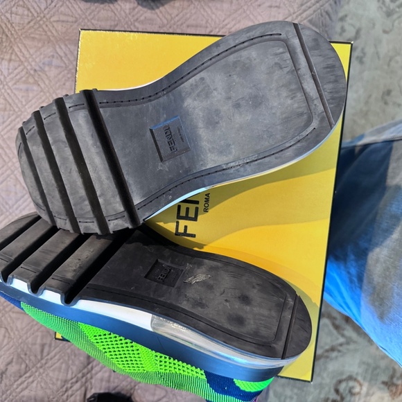 Vibrant Fendi Sneakers - Picture 3 of 4